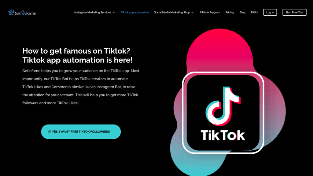 GetinFame TikTok Bot