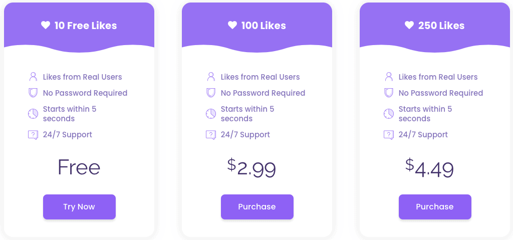 Stormlikes.com Pricing