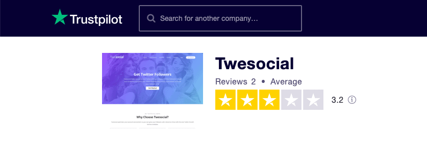 Twesocial Trustpilot